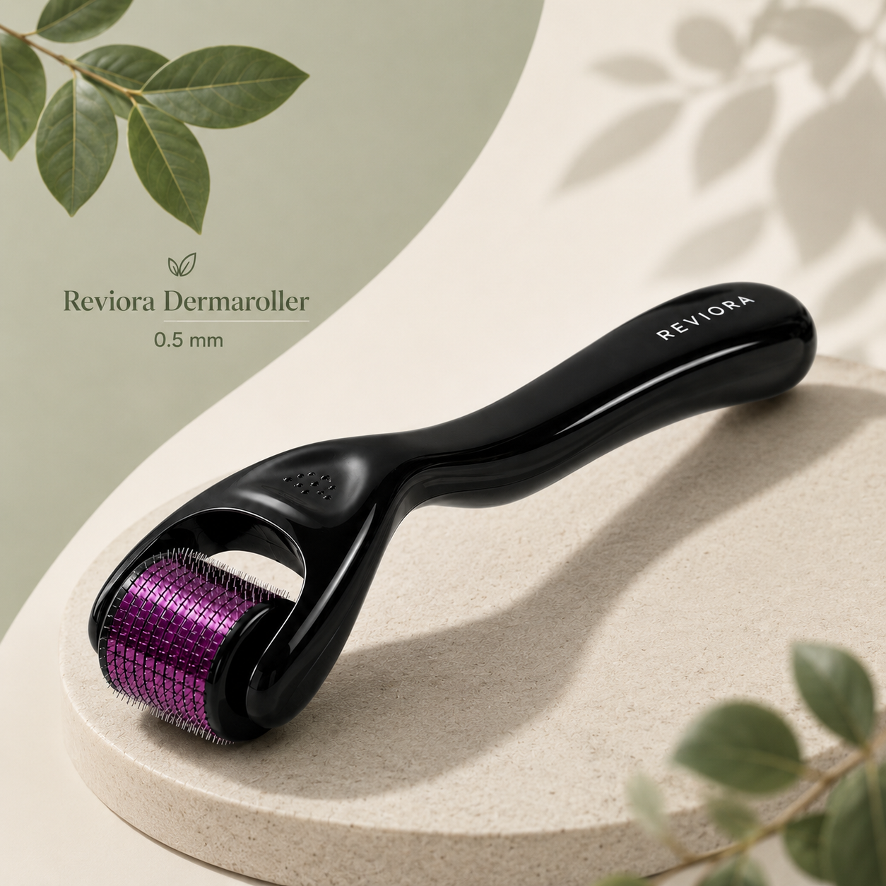 Reviora 0.5 mm Dermaroller – Saç ve Sakal Bakım Aparatı