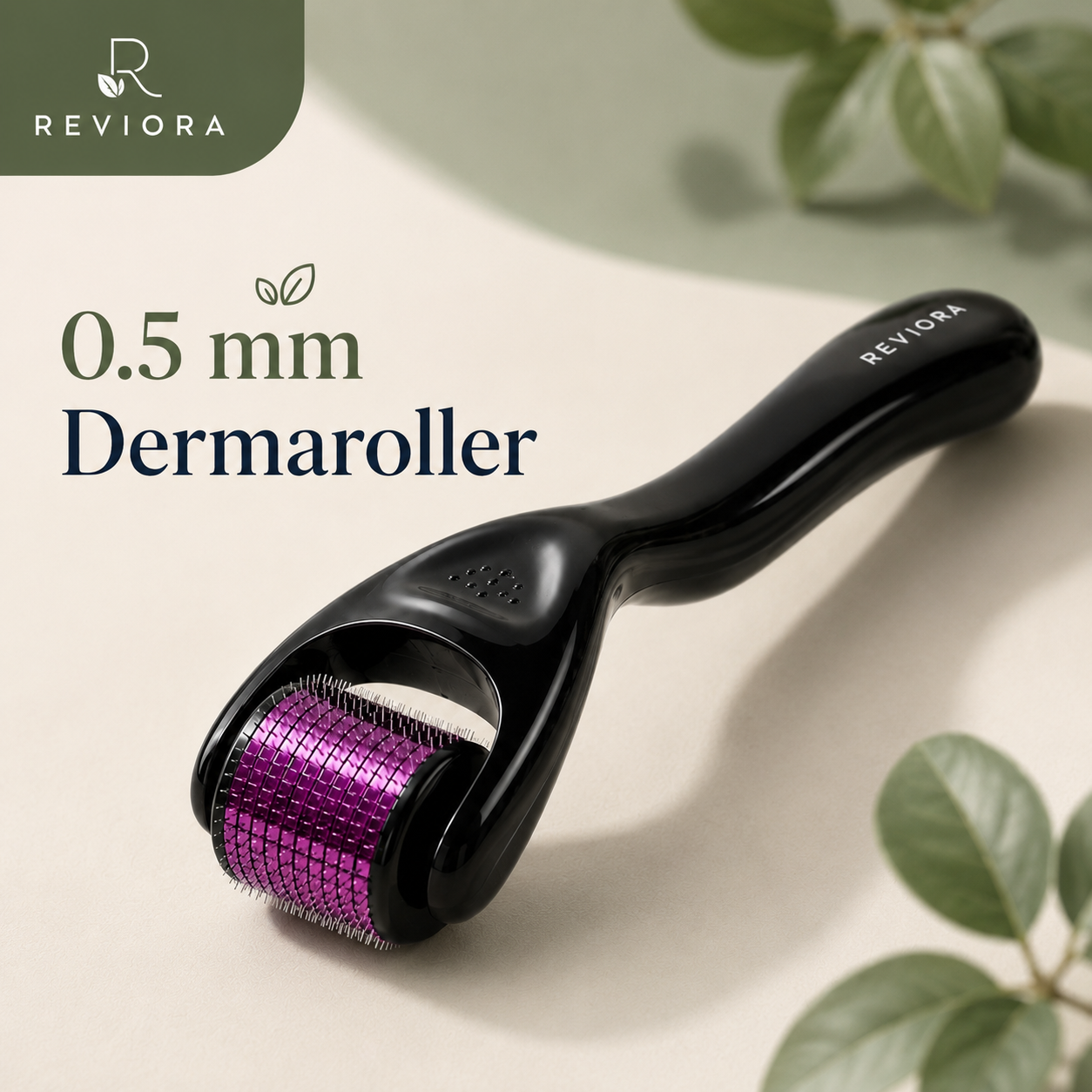 Reviora 0.5 mm Dermaroller – Saç ve Sakal Bakım Aparatı